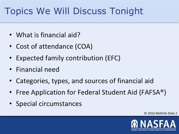  Financial Aid Payment